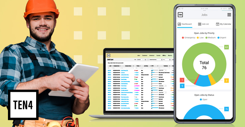 Announcing TEN4 Field Service Scheduling Software